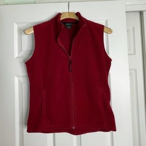 Woolrich Fleece Vest - Dark Red - Small